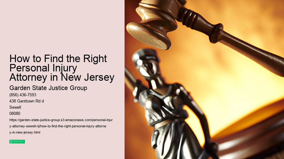 How to Find the Right Personal Injury Attorney in New Jersey 
