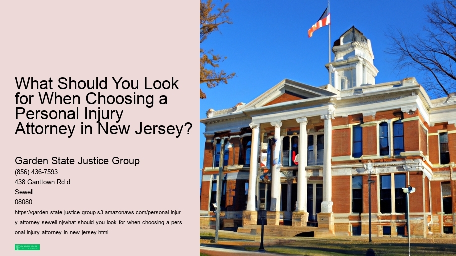 What Should You Look for When Choosing a Personal Injury Attorney in New Jersey? 